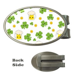 St Patricks Day Money Clips (oval)  by Valentinaart