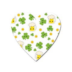 St Patricks Day Heart Magnet