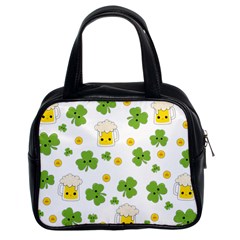 St Patricks Day Classic Handbag (two Sides) by Valentinaart