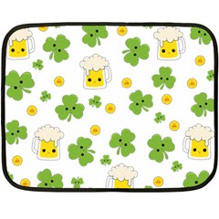 St Patricks Day Fleece Blanket (mini) by Valentinaart