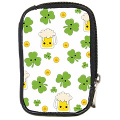 St Patricks Day Compact Camera Leather Case