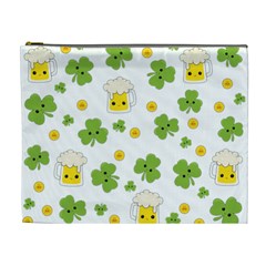 St Patricks Day Cosmetic Bag (xl) by Valentinaart