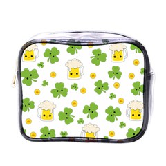 St Patricks Day Mini Toiletries Bag (one Side) by Valentinaart