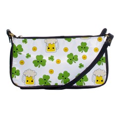 St Patricks Day Shoulder Clutch Bag by Valentinaart