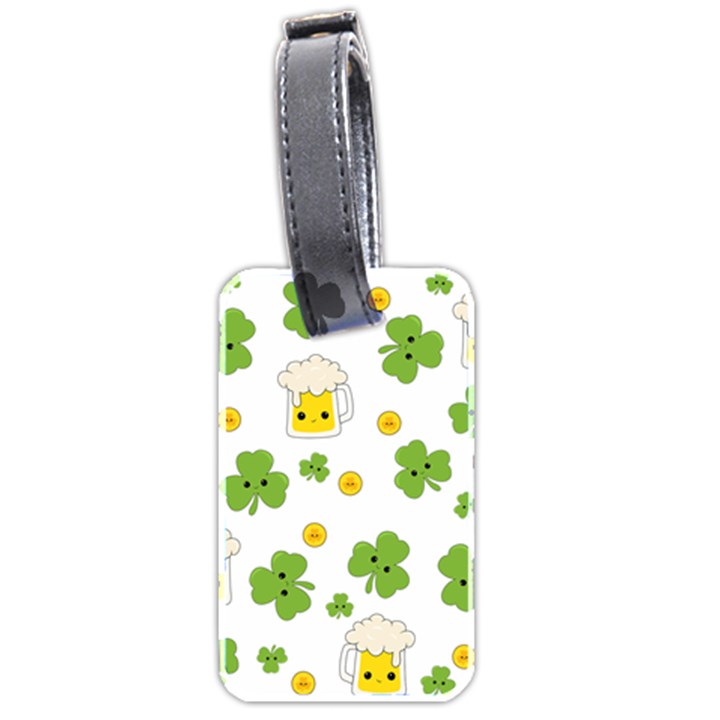 St patricks day Luggage Tag (two sides)