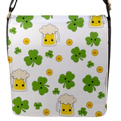 St Patricks Day Flap Closure Messenger Bag (s) by Valentinaart