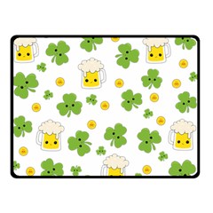 St Patricks Day Double Sided Fleece Blanket (small)  by Valentinaart