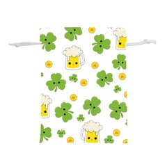 St Patricks Day Lightweight Drawstring Pouch (l) by Valentinaart