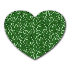 St Patricks Day Heart Mousepads by Valentinaart