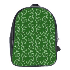 St Patricks Day School Bag (large) by Valentinaart