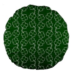 St Patricks Day Large 18  Premium Round Cushions