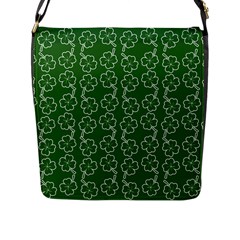 St Patricks Day Flap Closure Messenger Bag (l) by Valentinaart