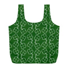 St Patricks Day Full Print Recycle Bag (l) by Valentinaart