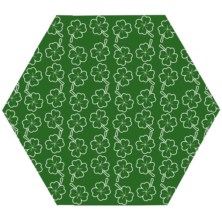 St patricks day Wooden Puzzle Hexagon