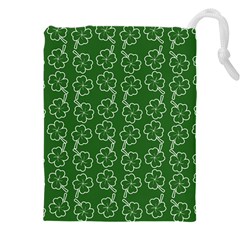 St Patricks Day Drawstring Pouch (5xl) by Valentinaart