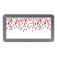 Red And White Matrix Patterned Design Memory Card Reader (mini) by dflcprintsclothing