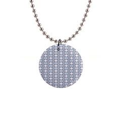 Digital Stars 1  Button Necklace by Sparkle