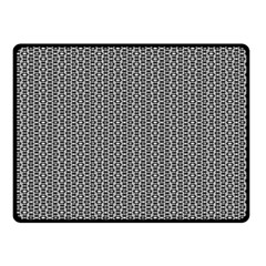 Black And White Triangles Double Sided Fleece Blanket (small)  by Sparkle