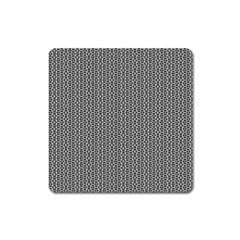 Black And White Triangles Square Magnet by Sparkle