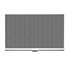 Black And White Triangles Business Card Holder by Sparkle