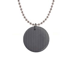 Black And White Triangles 1  Button Necklace