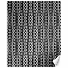 Black And White Triangles Canvas 16  X 20  by Sparkle