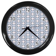 Digital Stars Wall Clock (black)