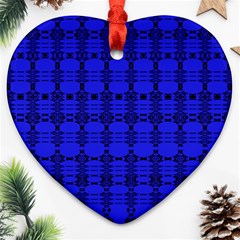 Digital Illusion Heart Ornament (two Sides) by Sparkle