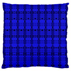 Digital Illusion Large Flano Cushion Case (one Side) by Sparkle