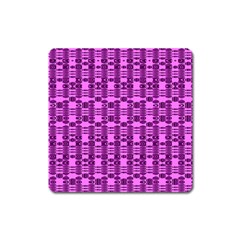 Digital Violet Square Magnet by Sparkle