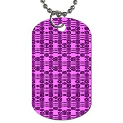 Digital Violet Dog Tag (one Side) by Sparkle