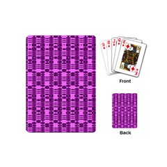 Digital Violet Playing Cards Single Design (mini) by Sparkle