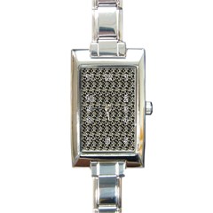 Digital Mandale Rectangle Italian Charm Watch by Sparkle