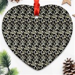 Digital Mandale Ornament (Heart) Front