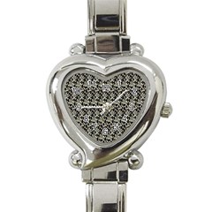 Digital Mandale Heart Italian Charm Watch by Sparkle