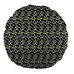 Digital Mandale Large 18  Premium Round Cushions by Sparkle