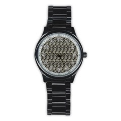 Digital Mandale Stainless Steel Round Watch by Sparkle