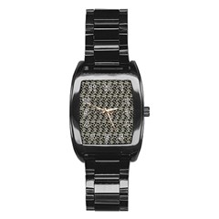 Digital Mandale Stainless Steel Barrel Watch by Sparkle