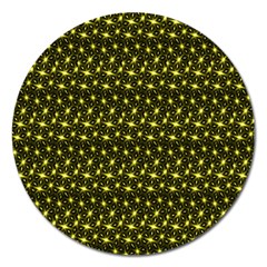 Digital Mandale Magnet 5  (round) by Sparkle