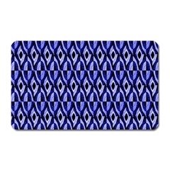 Blue Diamonds Magnet (rectangular) by Sparkle