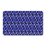 Blue Diamonds Magnet (Rectangular) Front