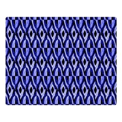 Blue Diamonds Double Sided Flano Blanket (large)  by Sparkle