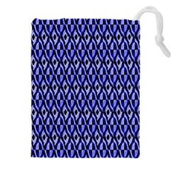 Blue Diamonds Drawstring Pouch (4xl) by Sparkle