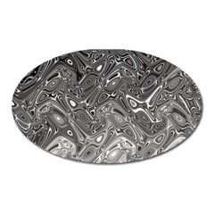 Grey Glow Cartisia Oval Magnet by Sparkle