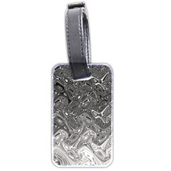 Grey Glow Cartisia Luggage Tag (two Sides) by Sparkle