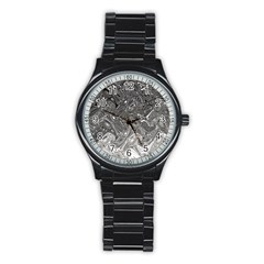 Grey Glow Cartisia Stainless Steel Round Watch by Sparkle