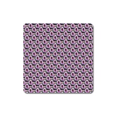 Flowers Pattern Square Magnet