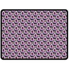 Flowers Pattern Fleece Blanket (Large) 