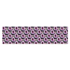 Flowers Pattern Satin Scarf (oblong) by Sparkle