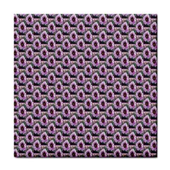 Flowers Pattern Tile Coaster by Sparkle